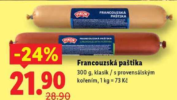 Francouzská paštika, 300 g