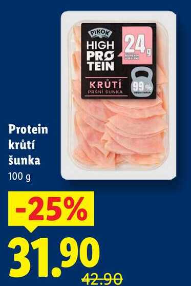 Protein krůtí šunka, 100 g 