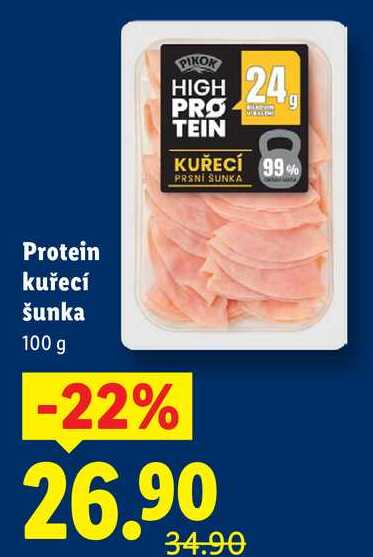 Protein kuřecí šunka, 100 g
