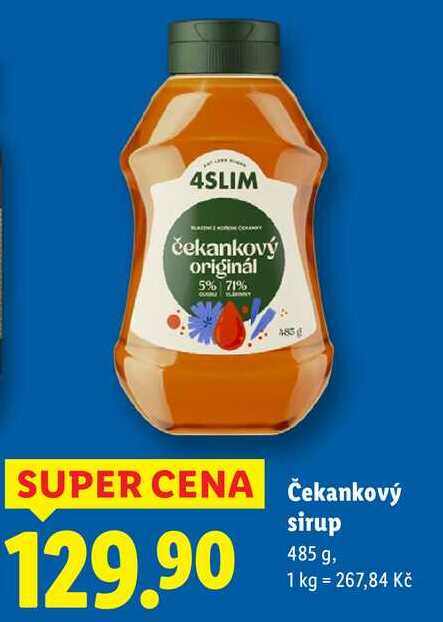 Čekankový sirup, 485 g