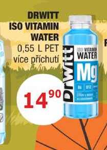 DRWITT ISO VITAMIN WATER 0,55 L PET 
