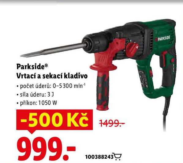 Parkside Vrtací a sekací kladivo 