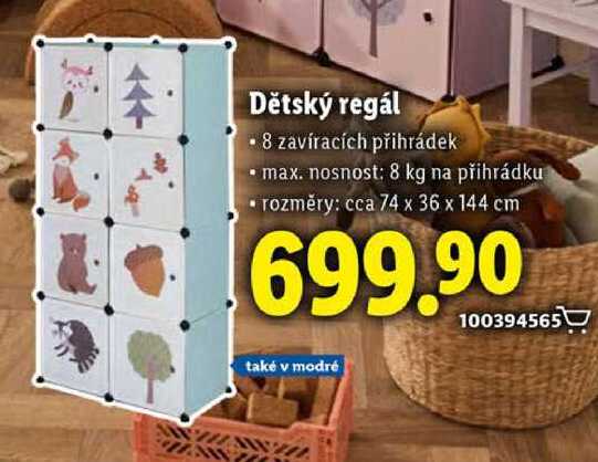 Dětský regál 