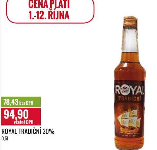 ROYAL TRADIČNÍ 30% 0,5l