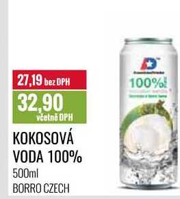KOKOSOVÁ VODA 100% 500ml 