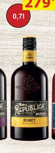 Božkov Republica HONEY 0,7l 