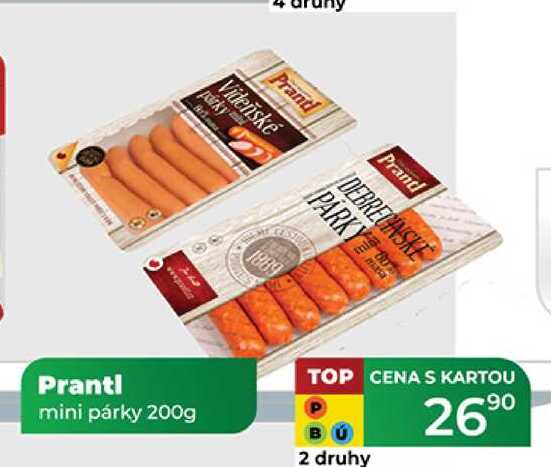 Prantl mini párky 200g  