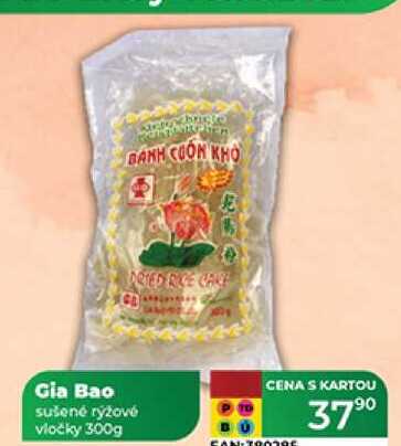 Gia Bao sušené rýžové vločky 300g 