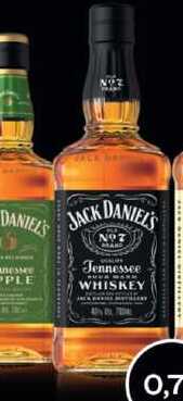 Jack Daniel's Tennessee No7 Whiskey 0,5l