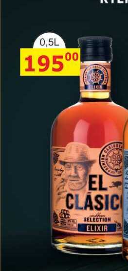 El Clásico Elixír 0,5l 30%