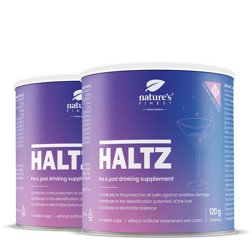 HALTZ PRO 1+1 | Doplňek před a po pití s Dihydromyricetinem (DHM) | Vitamin C | Hořčík | B-komplex