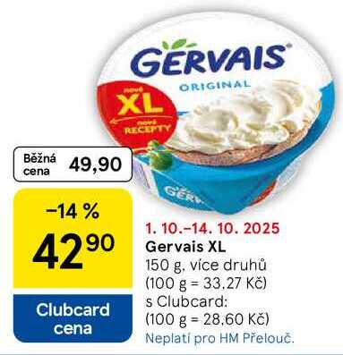 Gervais XL, 150 g