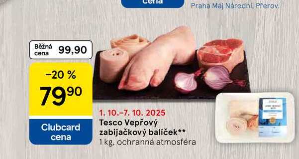 Tesco Vepřový zabijačkový balíček, 1 kg