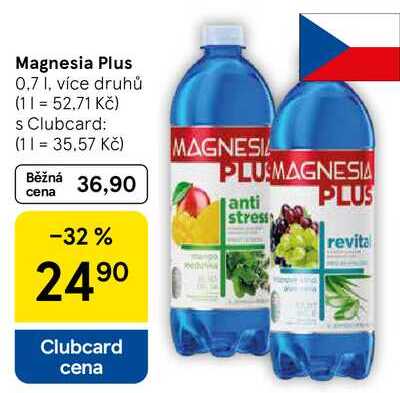Magnesia Plus, 0,7 1, více druhů 