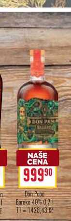 Don Papa Baroko 40% 0,7l
