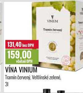 VÍNA VINIUM 3l