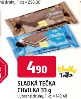 SLADKÁ TEČKA CHVILKA 33 g