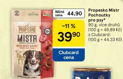 Propesko Mistr Pochoutky pro psy, 90 g, více druhů  