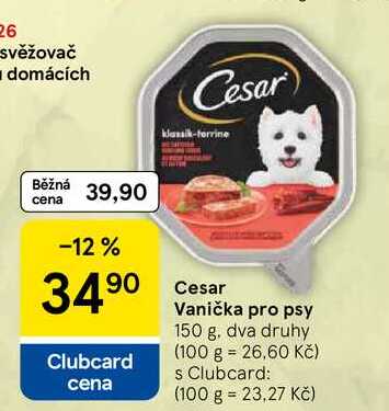 Cesar Vanička pro psy, 150 g
