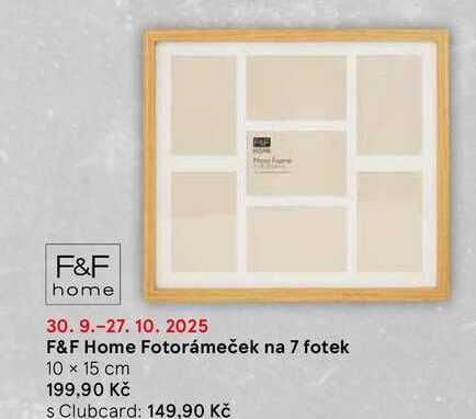 F&F Home Fotorámeček na 7 fotek, 10 x 15 cm  