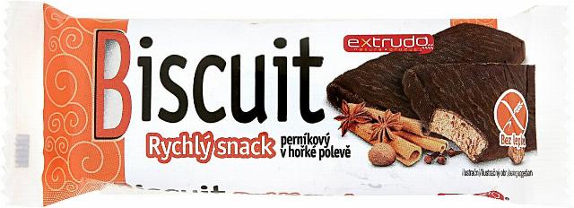 Extrudo Rychlý snack perníkový v hořké čokoládě