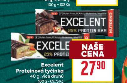 Excelent Proteinová tyčinka 40 g