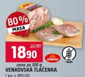 VENKOVSKÁ TLAČENKA 100 g