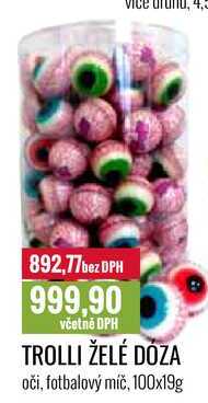 TROLLI ŽELÉ DÓZA 100x19g 