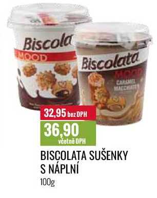 BISCOLATA SUŠENKY S NÁPLNÍ 100g 