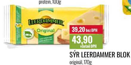SÝR LEERDAMMER BLOK originál, 170g 