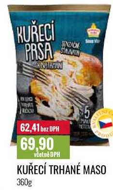KUŘECÍ TRHANÉ MASO 360g 