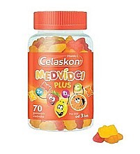 Celaskon® MEDVÍDCI PLUS pro děti od 3 let 70 gumových medvídků