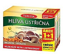 TEREZIA Hlíva ústřičná s rakytníkovým olejem 60 + 60 kapslí