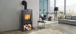 HAAS+SOHN KRBOVÁ KAMNA PRUNUS, 6 KW, ČERNÁ