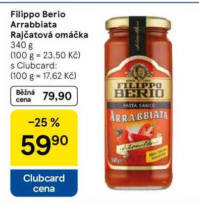 Filippo Berio Arrabbiata Rajčatová omáčka, 340 g 