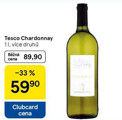 Tesco Chardonnay, 1 l 