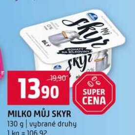 MILKO MŮJ SKYR 130 g