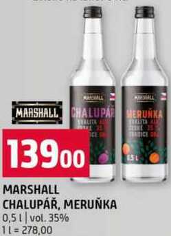 MARSHALL CHALUPÁŘ, MERUŇKA 0,5 l