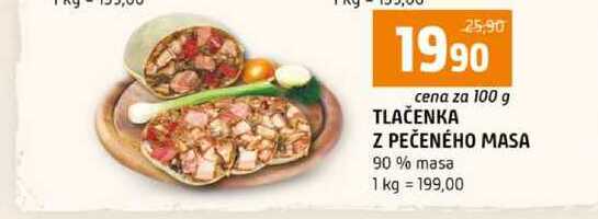 TLAČENKA Z PEČENÉHO MASA 100 g