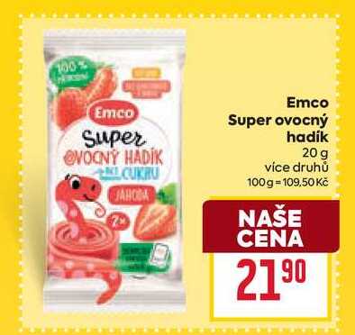 Emco Super ovocný hadik 20 g 