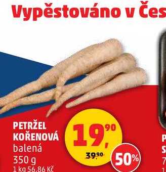 PETRŽEL KOŘENOVÁ, 350 g 