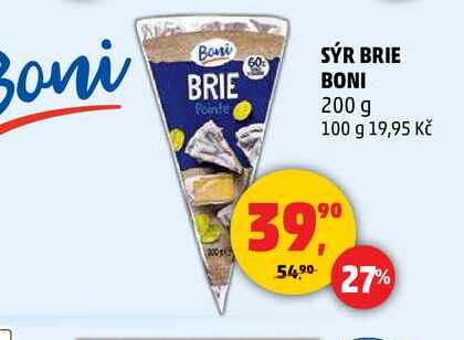 SÝR BRIE BONI, 200 g 
