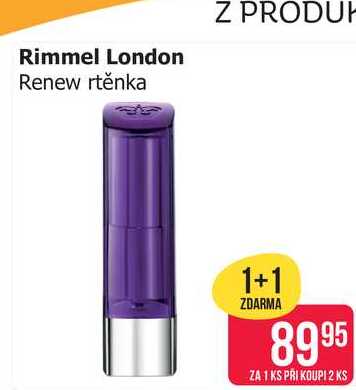 Rimmel London Renew rtěnka