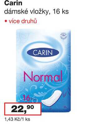 Carin dámské vložky, 16 ks 
