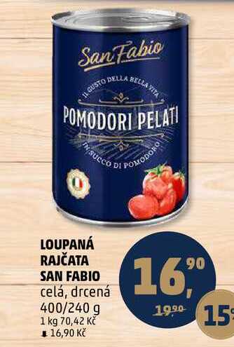 LOUPANÁ RAJČATA SAN FABIO celá, drcená, 400 g