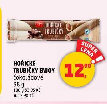 HOŘICKÉ TRUBIČKY ENJOY čokoládové, 38 g 