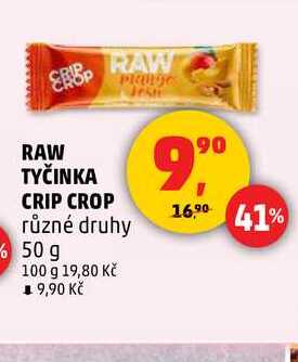 RAW TYČINKA CRIP CROP, 50 g