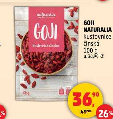 GOJI NATURALIA kustovnice čínská, 100 g