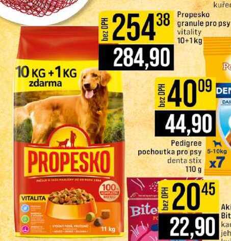 Propesko granule pro psy vitality 10 + 1 kg 