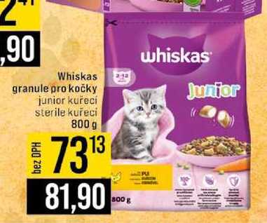Whiskas granule pro kočky 800 g 